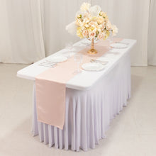 Blush Lamour Satin Table Runner - 12x108inch