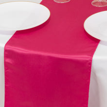 Fuchsia Lamour Satin Table Runner - 12x108inch