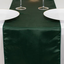 Hunter Emerald Green Lamour Satin Table Runner - 12x108inch