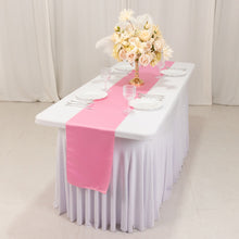 Pink Lamour Satin Table Runner - 12x108inch