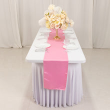 Pink Lamour Satin Table Runner - 12x108inch