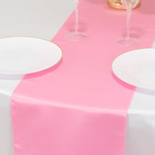 Pink Lamour Satin Table Runner - 12x108inch