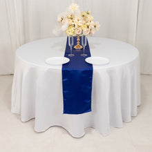 Royal Blue Lamour Satin Table Runner - 12x108inch