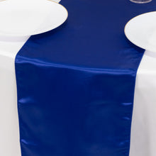 Royal Blue Lamour Satin Table Runner - 12x108inch