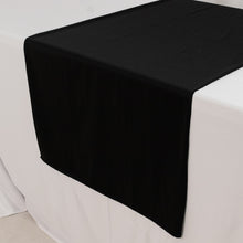 Black Wide Premium Polyester Table Runner, Printable Sublimation Blank Banner