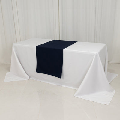 Wide Premium Polyester Table Runner 24"x72" Navy Blue - Sublimation Printable Blank Banner
