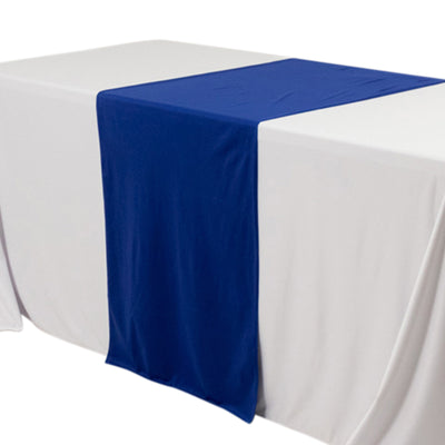 Wide Premium Polyester Table Runner 24"x72" Royal Blue - Sublimation Printable Blank Banner