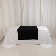 Black Wide Premium Polyester Table Runner, Printable Sublimation Blank Banner