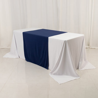 Wide Premium Polyester Table Runner 36"x72" Navy Blue - Sublimation Printable Blank Banner