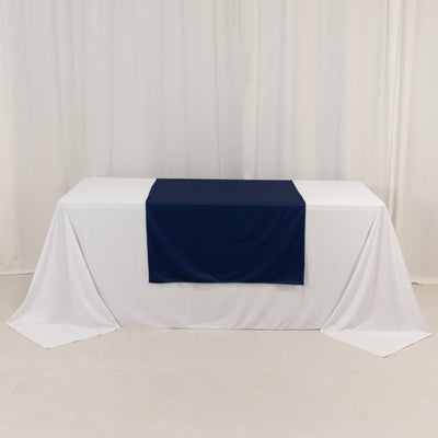 Wide Premium Polyester Table Runner 36"x72" Navy Blue - Sublimation Printable Blank Banner