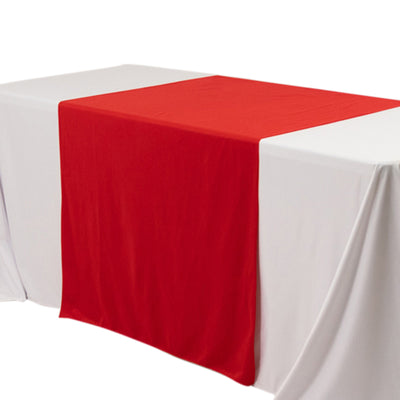 Wide Premium Polyester Table Runner 36"x72" Red - Sublimation Printable Blank Banner