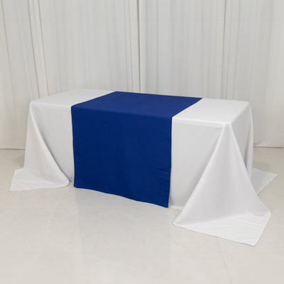Wide Premium Polyester Table Runner 36"x72" Royal Blue - Sublimation Printable Blank Banner