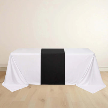 <span style="background-color:transparent;color:#000000;">Easy Maintenance with a Wrinkle-Free Table Runner</span>