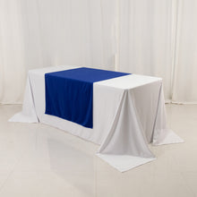 Royal Blue Premium Scuba Polyester Wide Table Runner, Wrinkle Free Trade Show Table Runner