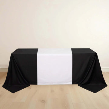 <span style="background-color:transparent;color:#000000;">Easy Maintenance with a Wrinkle-Free Table Runner</span>