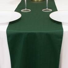 Hunter Emerald Green Premium Scuba Polyester Table Runner, Wrinkle Free Table Linen