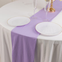 Lavender Lilac Premium Scuba Polyester Table Runner, Wrinkle Free Table Linen