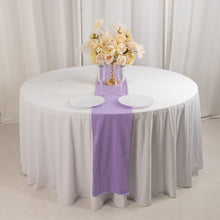 Lavender Lilac Premium Scuba Polyester Table Runner, Wrinkle Free Table Linen