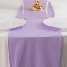 Lavender Lilac Premium Scuba Polyester Table Runner, Wrinkle Free Table Linen