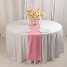 Pink Premium Scuba Polyester Table Runner, Wrinkle Free Table Linen