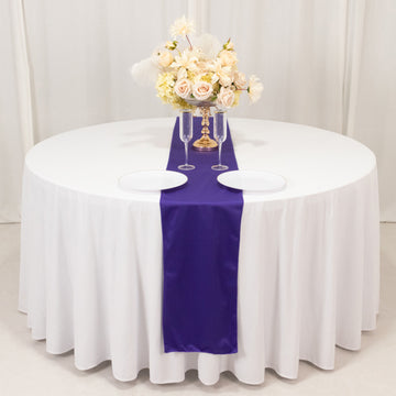 <span style="background-color:transparent;color:#000000;">Elegance in Every Detail with Our Purple Scuba Polyester Table Runner</span>