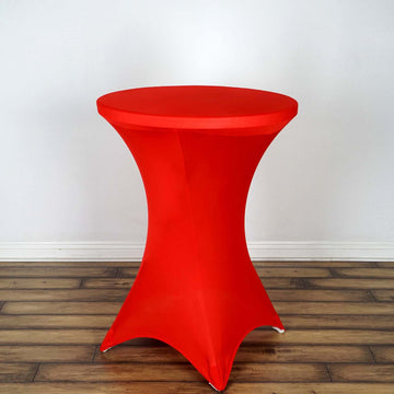 Red Cocktail Spandex Table Cover