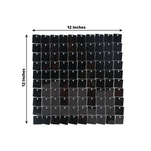 Ritzy Black Square Sequin Shimmer Wall Photo Backdrop Panels