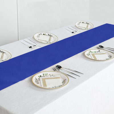 Polyester Table Runner 12"x108" Royal Blue - Wrinkle-Resistant & Durable Table Decor