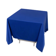 Royal Blue Premium Scuba Square Tablecloth, Polyester Seamless Tablecloth 70inch