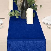 12 Inch x 108 Inch Royal Blue Premium Velvet Table Runner 