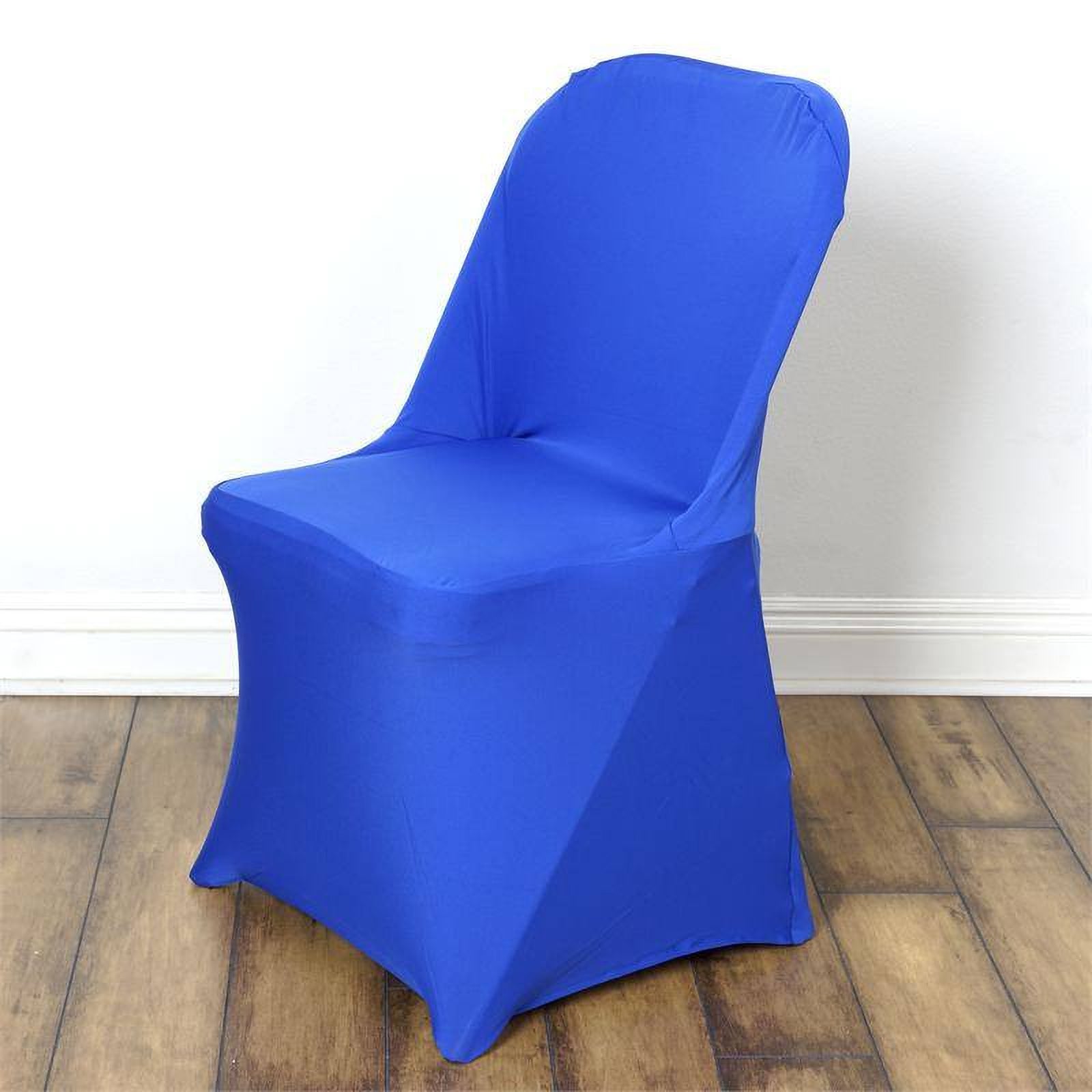 Stretch Spandex Folding Chair Cover Light Blue