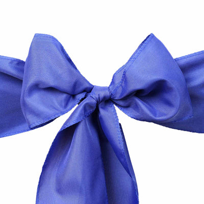 5 Pack Polyester Chair Sashes 6"x108" Royal Blue