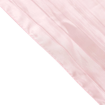 5 Pack Taffeta Chair Sashes 6"x106" Blush Accordion Crinkle - Sophisticated Decorative Design