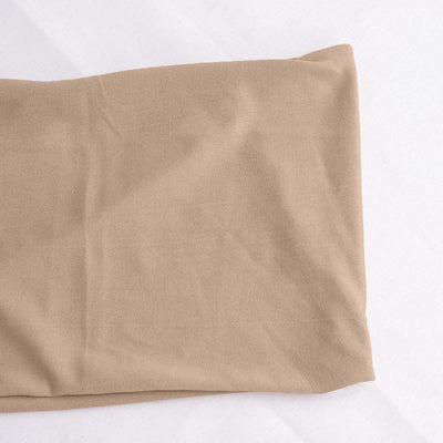5 Pack Stretch Spandex Chair Sashes 5"x12" Nude - Two Ply Heavy Duty Fitted Chair Bands
