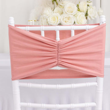 <span style="background-color:transparent;color:#111111;">Durable and Practical Dusty Rose Spandex Chair Bands</span>