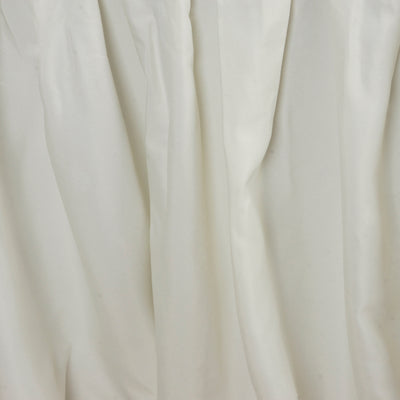 Polyester Table Skirt 14ft Ivory - Stylish Pleated Table Cover
