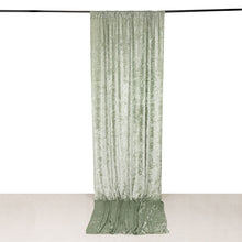 Sage Green Premium Smooth Velvet Backdrop Drape Curtain, Photo Booth Event Divider Panel