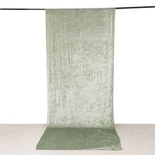 Sage Green Premium Smooth Velvet Backdrop Drape Curtain, Photo Booth Event Divider Panel
