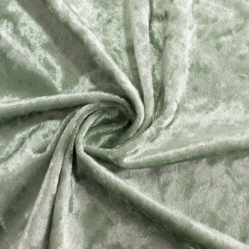 Versatile Ways to Utilize the Sage Green Crushed Velvet Tablecloth