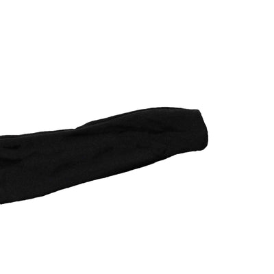 Set of 2 Black Spandex Half Crescent Moon Wedding Arch Covers, Custom Fitted Backdrop Stand Cover for Curved Arbor Flower Balloon Frame