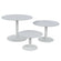 3 tier stackable round beaded rim cake stands