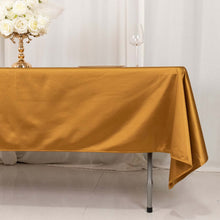 Shimmer Gold Premium Scuba Rectangle Tablecloth, Wrinkle Free Seamless Polyester Tablecloth