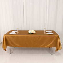 Shimmer Gold Premium Scuba Rectangle Tablecloth, Wrinkle Free Seamless Polyester Tablecloth