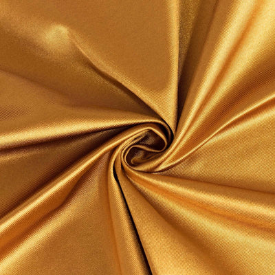 Scuba Square Table Overlay 70"x70" Shimmer Gold - Wrinkle Free & Smooth Table Topper for Any Occasion