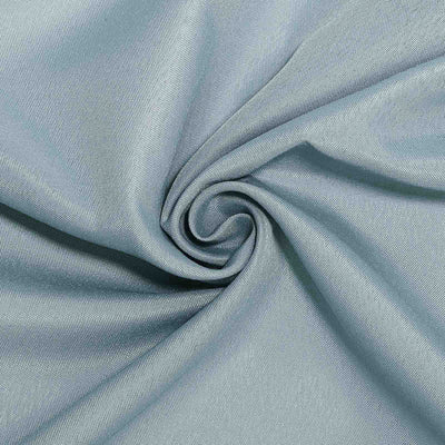Polyester Round Tablecloth 108" Dusty Blue - Durable and Stain-Resistant for Easy Maintenance