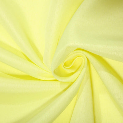 Polyester Round Tablecloth 108" Yellow - Durable and Stain-Resistant for Easy Maintenance
