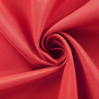 Polyester Round Tablecloth 108" Red - Durable and Stain-Resistant for Easy Maintenance