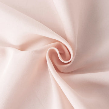 Luxurious and Durable Blush Polyester Tablecloth