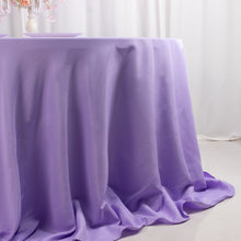 Lavender Lilac Seamless Premium Polyester Round Tablecloth 220GSM for 6 Foot Table With Floor-L