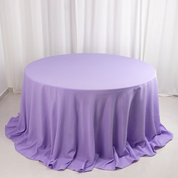 <h3 style="margin-left:0px;"><strong>Beautiful Lavender Lilac Premium Polyester Round Tablecloth</strong>